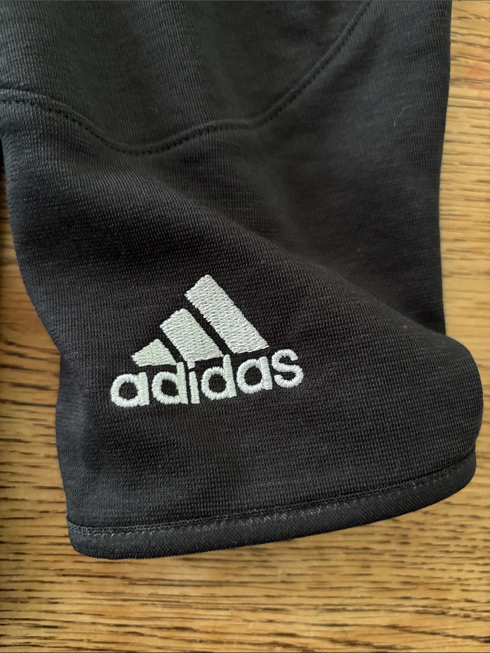 adidas Black Hoodie with Repeated 'Determination Over Negativity' Chest Graphic